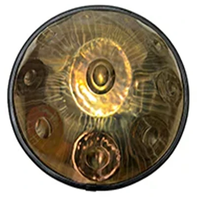Mirror gold handpan