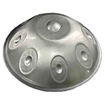 Silver handpan